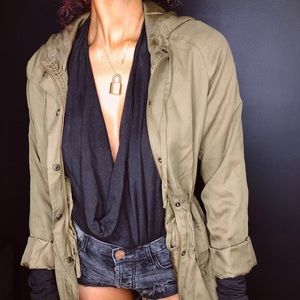 Utility green jacket